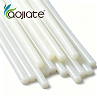 Vente directe d'usine en Chine, bâton de colle thermofusible transparente de 7 mm, emballage en sac de 1 kg, pour la fabrication de boîtes en carton, la reliure de livres