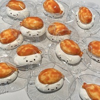 Mainan Penghilang Stres Sushi Kucing, Squishy Slow-Rebound, Silikon Food-Grade untuk Usia 14+ Tahun