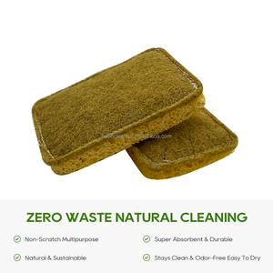 Tùy chỉnh tự nhiên Cellulose sinh thái thân thiện nhà bếp món ăn làm sạch ghép mí lon dừa sisal miếng bọt biển - Product Image 4