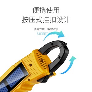 Lámpara de Trabajo LED SMILING SHARK, Recargable con Botón de Presión, Largo Alcance de 100-200M, Lámpara de Reparación para Compartimento del Motor - Product Image 3