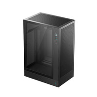 Boîtier d'ordinateur de bureau vertical Deepcool CH170 Plus blanc en acier Mini-ITX avec design latéral transparent