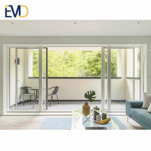 Modern Style Villa Design Lowe Glass <b>Sliding</b> Patio <b>Door</b> Soundproof Aluminium Profile <b>Door</b> - Product Image 3