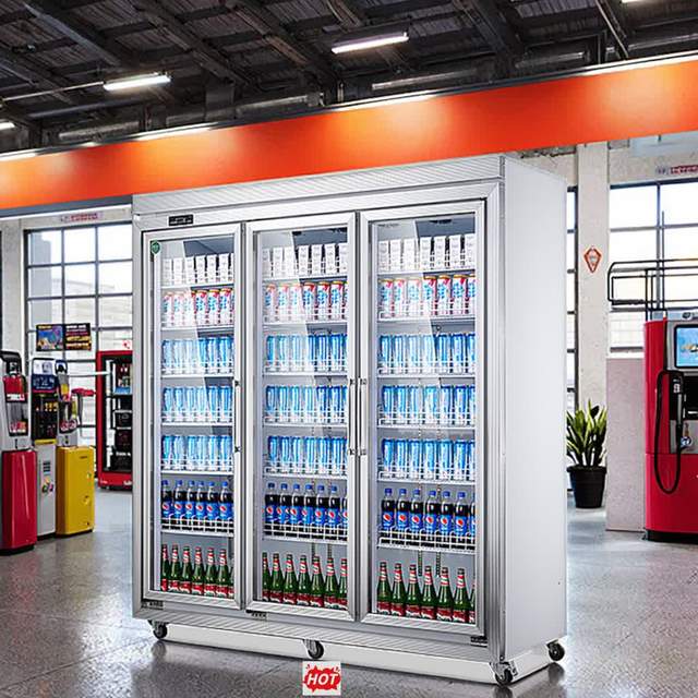 High Demand Smart Display Cake Display Cooler Glass Door Refrigerator Commercial Freezer Cold Chain Logistic