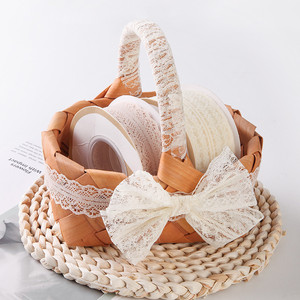 Cinta de encaje de doble cara CSFY, cinta personalizada de 18 yardas, adorno de encaje al por mayor para envolver Flores y cajas - Product Image 4