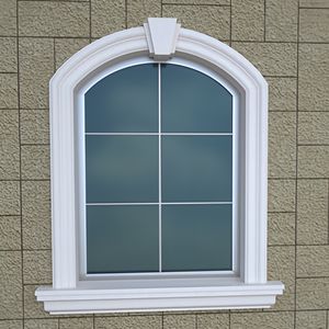 Cubiertas Decorativas para Ventanas Exteriores de la Marca <span class=keywords><strong>JunHui</strong></span>, Resistentes a la Corrosión y a la Humedad, Fabricadas con EPS, Molduras para Pilares de Edificios - Product Image 2