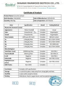 Лидер продаж, органический экстракт куркумы, куркумин, 95% порошок куркумы - Product Image 2