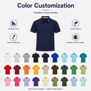 Polo de Rendimiento Refrigerante Unisex con Logotipo Personalizado, Cuello con Ribete, Transpirable, Uniforme para Equipo de Golf, Venta al por Mayor, 8 Colores, Rojo Ébano - Product Image 3