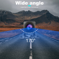 (Stock US/UE/Royaume-Uni/Australie) Caméra de recul de voiture Podofo CVBS&AHD étanche, 170 degrés, vision nocturne, grand angle