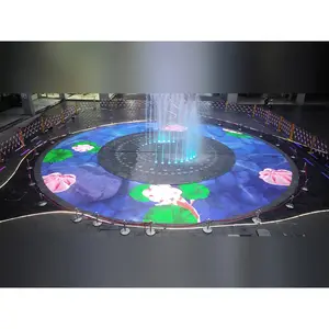 Fournisseurs d'écrans de carreaux de vidéo numérique pour piste de danse interactive imperméable à l'eau extérieure P3.91 P3.9 P6 P6.2