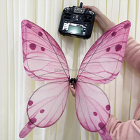 Drone Papillon Bionique LED pour Mariage, Spectacles de Papillons Bioniques, Aéronef Volant Télécommandé à Ailes Battantes pour Mariage