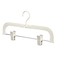 Badezimmer- & Küchen-Hosenhalter, einlagig, rutschfest & markierungsfrei, aus PP-Kunststoff, zum Aufhängen von Röcken, mit klappbarem Hosenclip