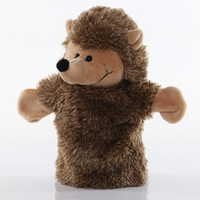 Marionnettes à main en peluche personnalisées Kawaii, animaux doux, éléphant, lion, singe, chien