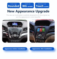 Radio para Auto de 10.4 Pulgadas para Honda Acura ILX 2013-2021, Android 13, Pantalla Táctil, Estéreo, Reproductor Multimedia, GPS, Navegación, Unidad Principal