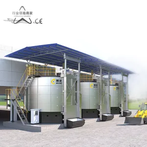 fertilizer fermentation tank tower large fermenter equipos cow dung organic fertilizer production line