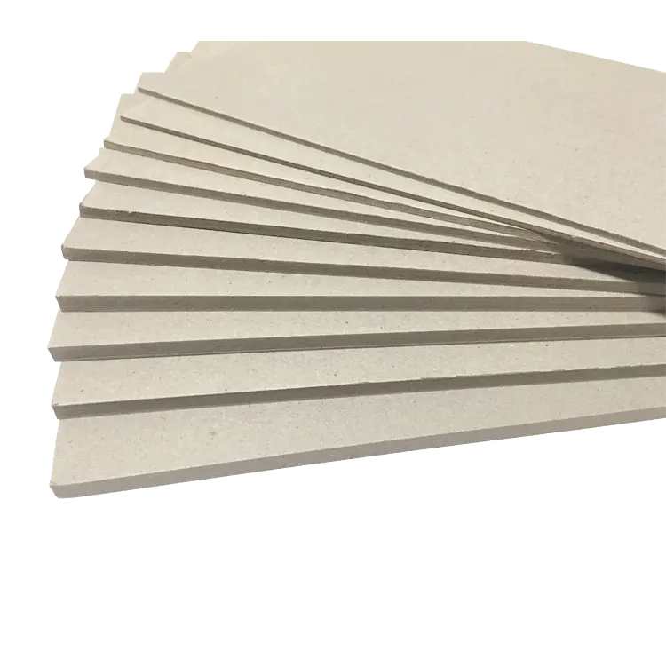 Penjualan langsung pabrik kertas papan kertas abu-abu tidak dilapisi 2.5mm papan abu-abu tebal kardus abu-abu 1500 gram kertas abu-abu