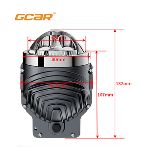 GCAR Feux de voiture à <span class=keywords><strong>LED</strong></span> à haute luminosité 3 pouces H11 45W Projecteur de faisceau de pénétration - Product Image 5