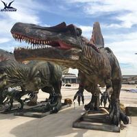Projet de dinosaures animatroniques : Spinosaurus grandeur nature pour parcs d'aventure, musées de dinosaures et attractions commerciales