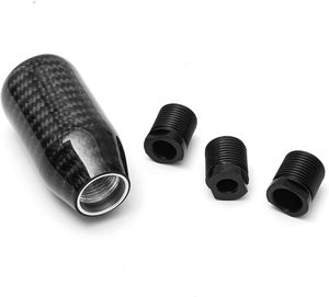 หัวเกียร์คาร์บอนไฟเบอร์สำหรับรถยนต์  แบบปรับแต่งได้ ใช้ได้กับรถทั่วไป - Product Image 1