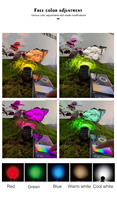 Ampoules LED intelligentes WiFi RGBCW G4 2W Basse tension 12V Luminaire d'éclairage de chemin paysager Interrupteur RGB Télécommande Lampe LED RGB
