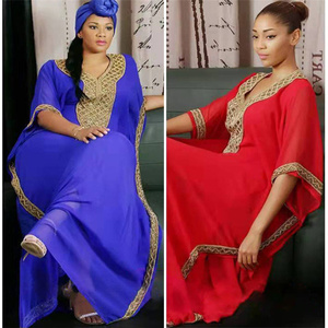 Robe Marocaine Orientale Mode Musulmane Saoudienne Chauve-Souris Abaya Dubaï Kaftans pour Femmes Longues Robes de Soirée Islam Modeste <span class=keywords><strong>Djellaba</strong></span> - Product Image 3