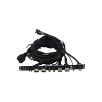 Caja de PC Cable de Panel frontal USB Dual USB 3,0 USB 2,0 Interfaz de 1 a 4 puertos Placa de circuito PCB Cable de conexión de interruptor de alimentación