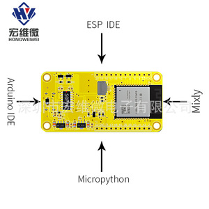 Carte de développement Hongwei Micro ESP32 S3 LVGL avec écran de 1,9 pouce, Wi-Fi, Bluetooth, montage sur PCB, carte éducative pour les créateurs - Product Image 3