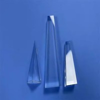 Prisme optique K9 verre lumière Guide tuyau colonne carré triangulaire losange personnalisé conique puissance solaire Cpv lentilles optiques