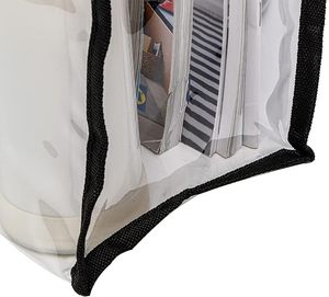 Personalizado impreso impermeable transparente PVC <span class=keywords><strong>Eva</strong></span> brillo bolso de mano bolso de hombro bolsa de compras - Product Image 5