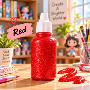 Colle brillante à paillettes pour cadeaux créatifs, colle faite à la main à faible viscosité, 20ml, multicolore, pour artisanat et cadeaux - Product Image 1