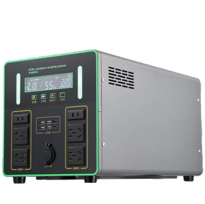 Station d'alimentation portable extérieure <span class=keywords><strong>Powerman</strong></span> 500 watts 15 kWh, batterie au lithium-fer-phosphate à onde sinusoïdale pure, 220 V, haute capacité, compacte - Product Image 5