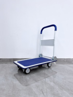 Chariot à main pour le transport de charges lourdes sur de courtes distances, compact et durable, pliable