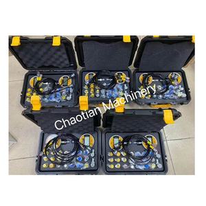 Conjunto de Ferramentas de Máquinas de Construção com 3 Manômetros para Teste de Pressão Hidráulica, Kits de Diagnóstico Adequados para Todos os Modelos de Escavadora - Product Image 6