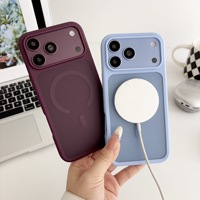 Coque de téléphone magnétique mate pour iPhone 18 17 Pro Max, protection anti-chute avancée, nouvelle couleur