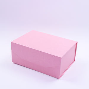 Custom Collapsible Premium Rigid boxes Pink Color Free Design Folding Magnetic <b>Cardboard</b> <b>Box</b> For Clothing <b>Gift</b> Package <b>Box</b> - Product Image 4