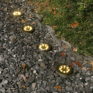 Solar Garden <b>Light</b> <b>Led</b> Waterproof Outdoor Ground Lamp For Patio Yard Decoration With Mono Si Solar Cell And 3 Year Warranty - Product Image 3