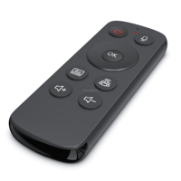 Télécommande intelligente métallique 13 touches 32 ultra-minces IR/BLE/RF433 à code fixe pour climatiseur/projecteur/audio/STB/lampes/ventilateur de climatisation/chauffage