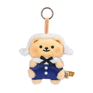 Llavero de Peluche Bordado Personalizado de la Serie Profesional Bear Bug, 100% Poliéster, Bonito Colgante de Muñeco de Dibujos Animados para Bolsos - Product Image 4