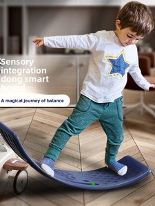 Balance <span class=keywords><strong>Board</strong></span> Vestibuläres Sensorik-Trainingsgerät Baby-Körperfitness Indoor-Spielzeug Wippe Schaukelvorrichtung für den Heimgebrauch - Product Image 2