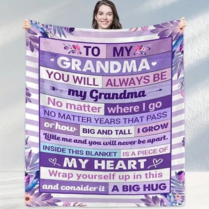 Couverture personnalisée pour la Saint-Valentin, je t'aime, bénédiction, citations douces, citation tricotée, cadeaux d'anniversaire pour elle - Product Image 4