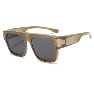 SPOEN Polarized Sunglasses Rectangle Full Rim UV400 Men Driving Fashion <b>Eyewear</b> - Product Image 2