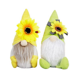 Figura Decorativa de Muñeco Sin Rostro, Enano, Abeja Girasol, Elfo, <span class=keywords><strong>Duende</strong></span>, para Cafetería, Escaparate, Decoración Navideña - Product Image 1