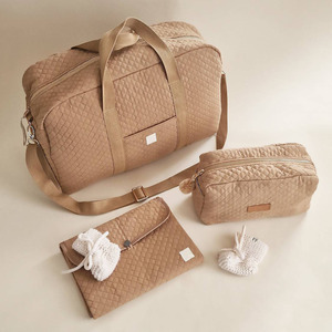 Sac à langer pliable en polyester pour maman, vente en gros, personnalisé, grand sac de rangement portable pour couches - Product Image 1