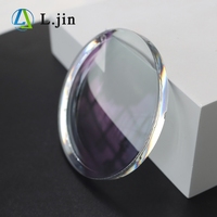 L.jin 1.60 MR-8 SHMC Coating Single Vision Blue Cut Lens Ray Blue Light Block UV420 UV400 Lentilles optiques de lunettes photochromiques