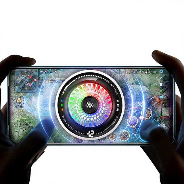 K3 Digital Display RGB Magnetic Mobile Phone Radiator Semiconductor Refrigeration Gaming Phone Cooler for Phone