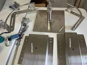 Dach-Rettungsleine Sicherheitsleine für Höhenarbeiten Hochbelastbarer Edelstahl Korrosionsbeständig Ergonomisches Design Schutz - Product Image 5