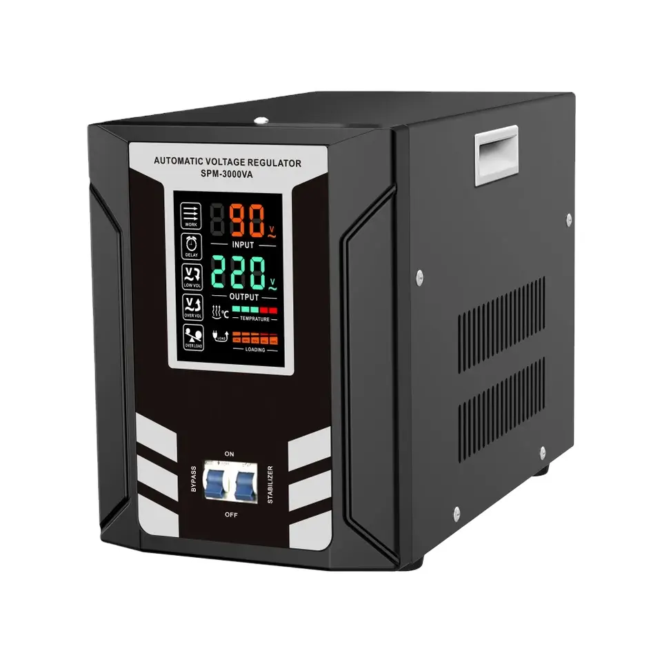 High Quality SPM Series 3000V Single Phase Delay Protection Automatic Regulator Stabilizer Input Voltage