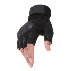 Guantes Tácticos de Medio Dedo, Transpirables, de Microfibra de Poliéster, con Recubrimiento de Goma Anti-Impacto, <span class=keywords><strong>para</strong></span> Entrenamiento en Gimnasio, Levantamiento de Pesas y Ciclismo - Product Image 3