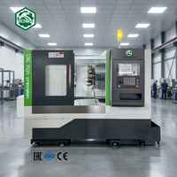 Tour CNC à banc incliné haute précision CK52P avec tourelle motorisée, broche 11 kW, alésage 51 mm, fraiseuse