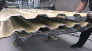 Tấm Tháp Làm Mát Bằng Sợi Thủy Tinh 1.0Mm 1.2Mm 1.5Mm Trong Mờ FRP Chống Ăn Mòn - Product Image 6