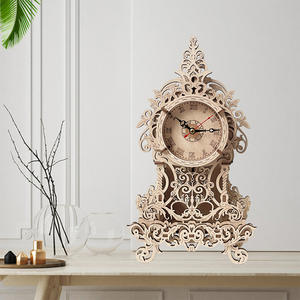 Modèle de <span class=keywords><strong>puzzle</strong></span> <span class=keywords><strong>3D</strong></span> créatif horloge à pendule vintage en <span class=keywords><strong>bois</strong></span> modèle d'assemblage <span class=keywords><strong>difficile</strong></span> décoration de la maison <span class=keywords><strong>puzzle</strong></span> en forme spéciale - Product Image 1